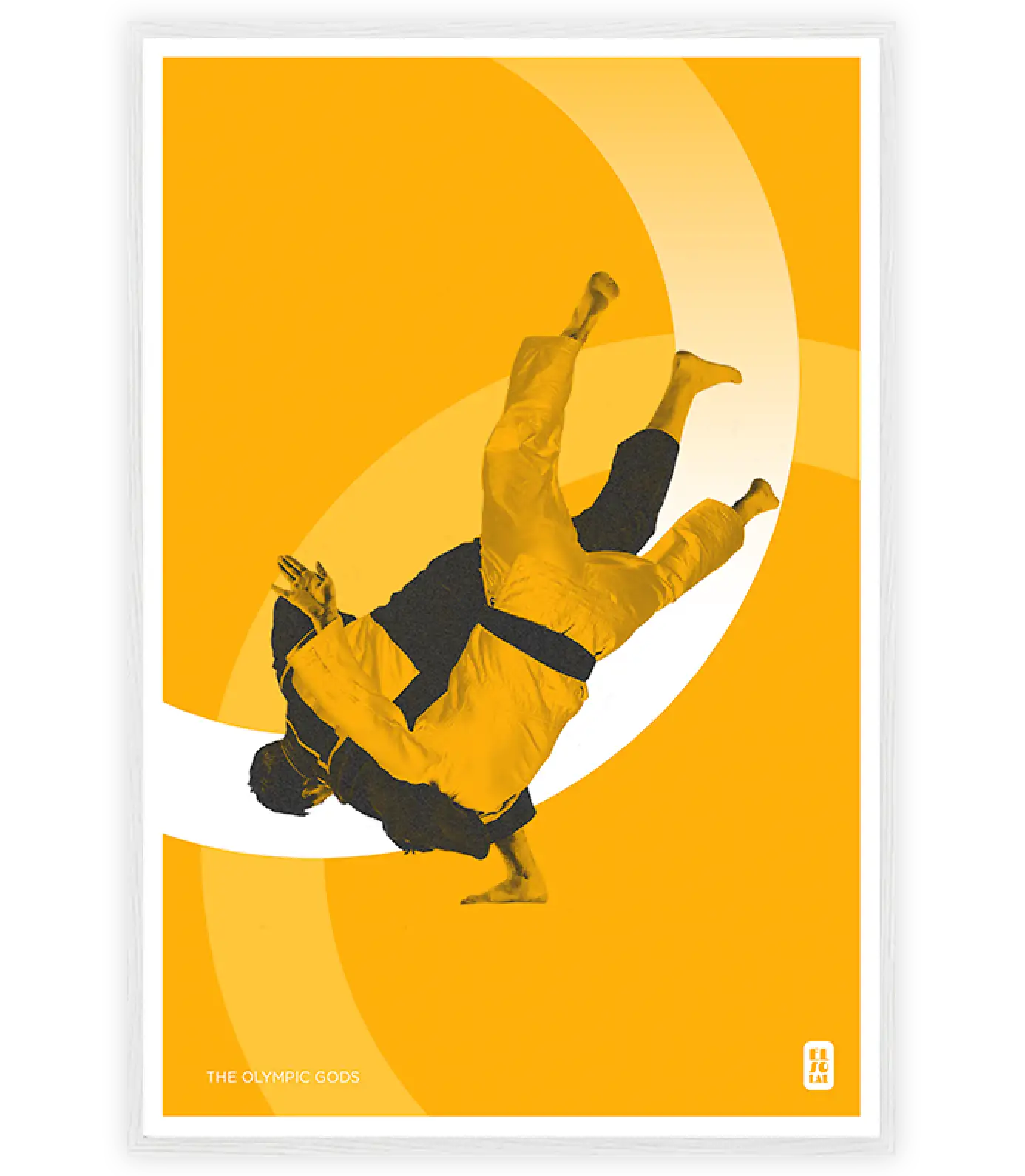 The Olympic Gods - The Judoka - Monochrome